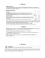 Предварительный просмотр 9 страницы Smeg CW501D Manual