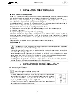 Предварительный просмотр 7 страницы Smeg CWG411MDA User Manual