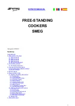 Smeg CX51VE Service Manual предпросмотр