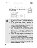 Предварительный просмотр 21 страницы Smeg D4B Instruction Manual