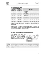 Предварительный просмотр 21 страницы Smeg DC132LW Manual