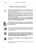 Предварительный просмотр 4 страницы Smeg DC146L Instruction Manual