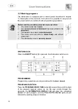 Предварительный просмотр 16 страницы Smeg DC146L Instruction Manual