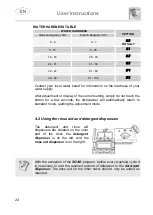 Предварительный просмотр 24 страницы Smeg DC146L Instruction Manual