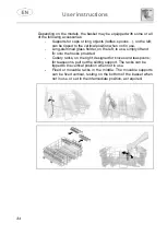 Предварительный просмотр 36 страницы Smeg DC146L Instruction Manual