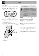 Preview for 10 page of Smeg DCF02PBUS User Manual