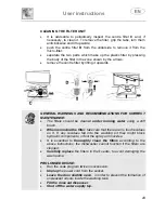 Предварительный просмотр 30 страницы Smeg DF1255W Instruction Manual