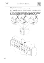 Предварительный просмотр 40 страницы Smeg DF13E2WH Manual