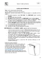 Предварительный просмотр 21 страницы Smeg DF13FAB3CR User Instructions