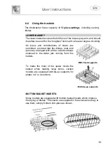 Предварительный просмотр 35 страницы Smeg DF13FAB3CR User Instructions