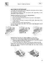 Предварительный просмотр 43 страницы Smeg DF13FAB3CR User Instructions