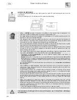 Предварительный просмотр 22 страницы Smeg DF410BL Instruction Manual