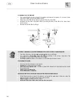 Предварительный просмотр 28 страницы Smeg DF410BL Instruction Manual