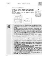 Предварительный просмотр 19 страницы Smeg DF4SS Instruction Manual