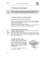 Предварительный просмотр 25 страницы Smeg DF4SS Instruction Manual