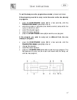 Предварительный просмотр 18 страницы Smeg DF612BL Instruction Manual