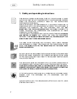 Preview for 4 page of Smeg DF613SDX Instruction Manual