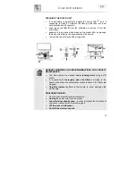 Предварительный просмотр 35 страницы Smeg DF614S Instruction Manual