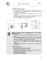 Предварительный просмотр 33 страницы Smeg DF6FABAZ1 Instruction Manual