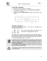 Предварительный просмотр 14 страницы Smeg DF6SPLUS Instruction Manual