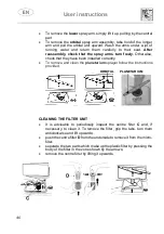 Предварительный просмотр 40 страницы Smeg DFA12E1W Manual