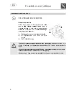 Предварительный просмотр 9 страницы Smeg DFC612BK Instruction Manual