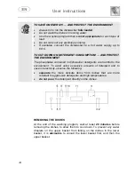 Предварительный просмотр 15 страницы Smeg DFC612BK Instruction Manual