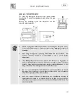 Предварительный просмотр 20 страницы Smeg DFC612BK Instruction Manual