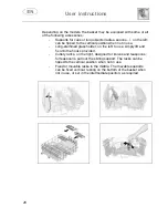 Предварительный просмотр 27 страницы Smeg DFC612BK Instruction Manual