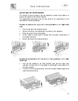 Предварительный просмотр 28 страницы Smeg DFC612BK Instruction Manual