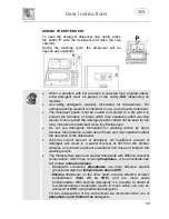 Предварительный просмотр 27 страницы Smeg DFD6121W Instruction Manual