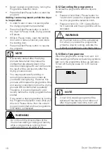 Preview for 18 page of Smeg DHT83LRU User Manual