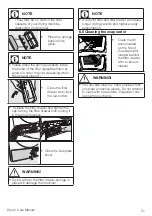 Preview for 21 page of Smeg DHT83LRU User Manual