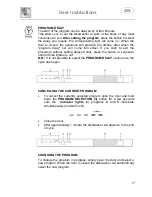 Предварительный просмотр 19 страницы Smeg DI112 Instruction Manual