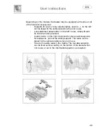 Предварительный просмотр 31 страницы Smeg DI112 Instruction Manual