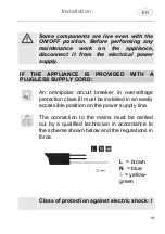 Предварительный просмотр 18 страницы Smeg DI211DS Translation Of The Original Instructions