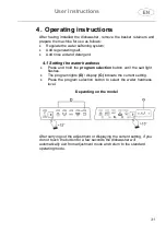 Предварительный просмотр 31 страницы Smeg DI211DS Translation Of The Original Instructions