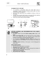 Предварительный просмотр 34 страницы Smeg DI6012-1 User Manual