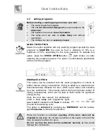 Предварительный просмотр 19 страницы Smeg DI6013NH Instruction Manual