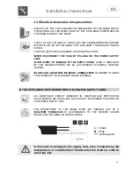 Предварительный просмотр 9 страницы Smeg DI6014 Instruction Manual