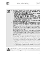 Предварительный просмотр 22 страницы Smeg DI612A1 Instruction Manual