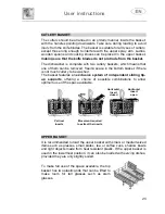 Предварительный просмотр 26 страницы Smeg DI612A1 Instruction Manual