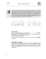 Предварительный просмотр 15 страницы Smeg DI612M Instruction Manual