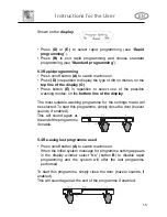 Предварительный просмотр 15 страницы Smeg DI614 Instruction Manual