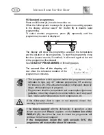 Предварительный просмотр 16 страницы Smeg DI614 Instruction Manual