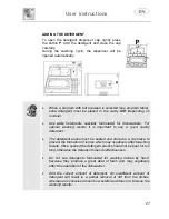 Предварительный просмотр 22 страницы Smeg DI6FABNE Instruction Manual