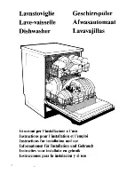 Предварительный просмотр 1 страницы Smeg Dishwasher 3LBS931 (Italian) Instructions For Installation And Use Manual