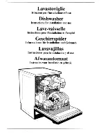 Smeg Dishwasher 85028 (German) Instructions For Installation And Use Manual предпросмотр