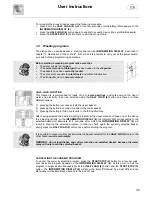 Preview for 10 page of Smeg Dishwasher DWD1E Instruction Manual