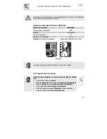 Предварительный просмотр 11 страницы Smeg Dishwasher DWI409C (French) Manuel D'Instructions